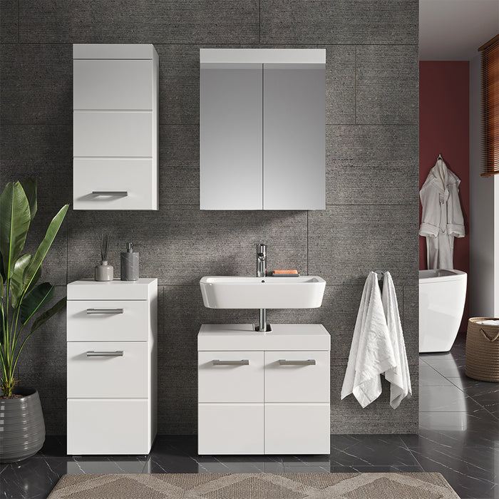 Vicco Set mobili bagno Bianco 4 parti