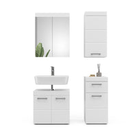 Vicco Set mobili bagno Bianco 4 parti