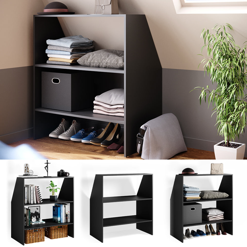 Vicco Scaffale per tetti spioventi Antracite 90 x 100 cm