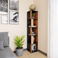 Vicco Scaffale angolare Quercia dorata 33.3 x 162.2 cm