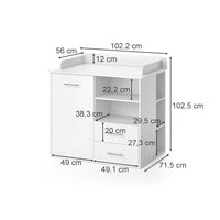 Vicco Fasciatoio Bianco 113 x 100 cm