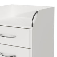 Vicco Contenitore per rotoli Bianco 36 x 40 cm con 4 cassetti