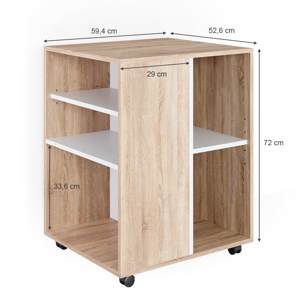 Vicco Contenitore per rotoli Sonoma 59.4 x 52.6 cm