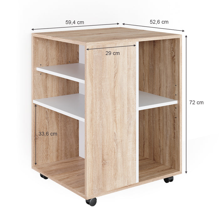 Vicco Contenitore per rotoli Sonoma 59.4 x 52.6 cm