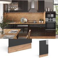 Vicco Pannello frontale Antracite lucido 45 cm , PL Rovere