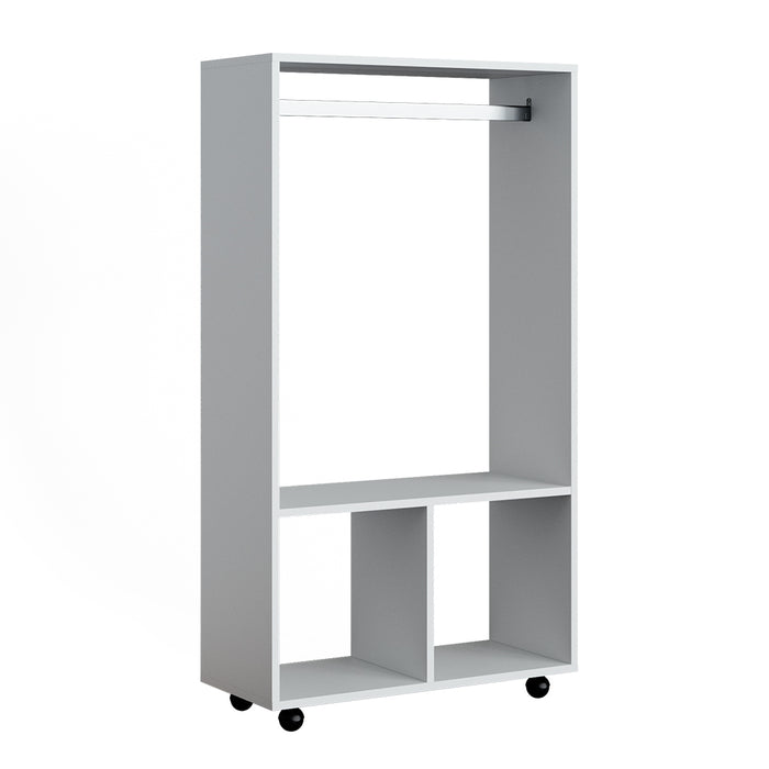 Vicco Armadio multifunzione Bianco 70 x 128 cm