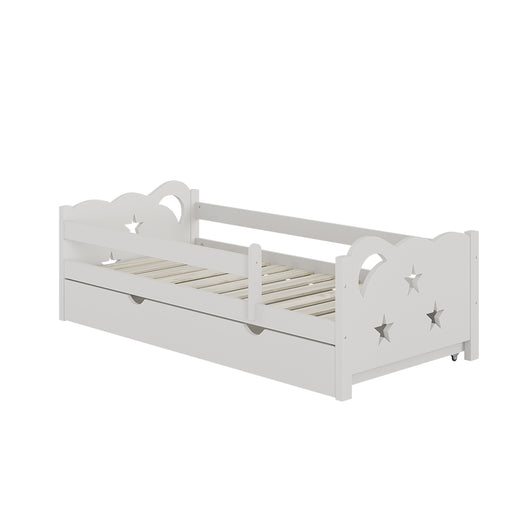 Vitalispa Letto per bambini Bianco 80x160 cm con cassetto, senza materasso