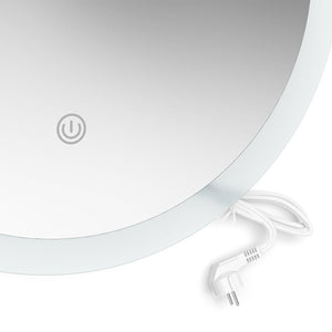 Vicco Specchio bagno Bianco 60 x 60 cm Rotondo