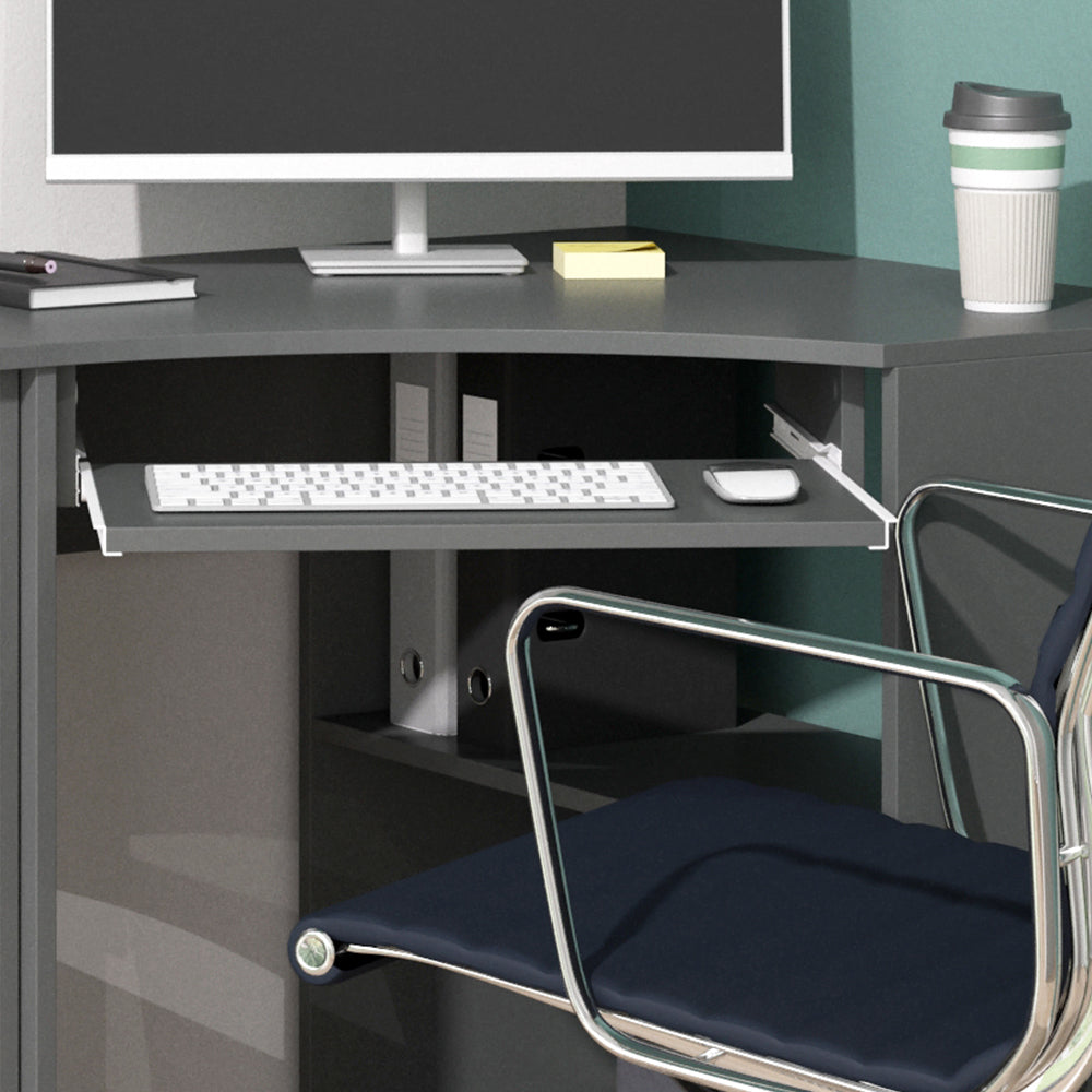 Vicco Scrivania angolare Antracite 83 x 76 cm