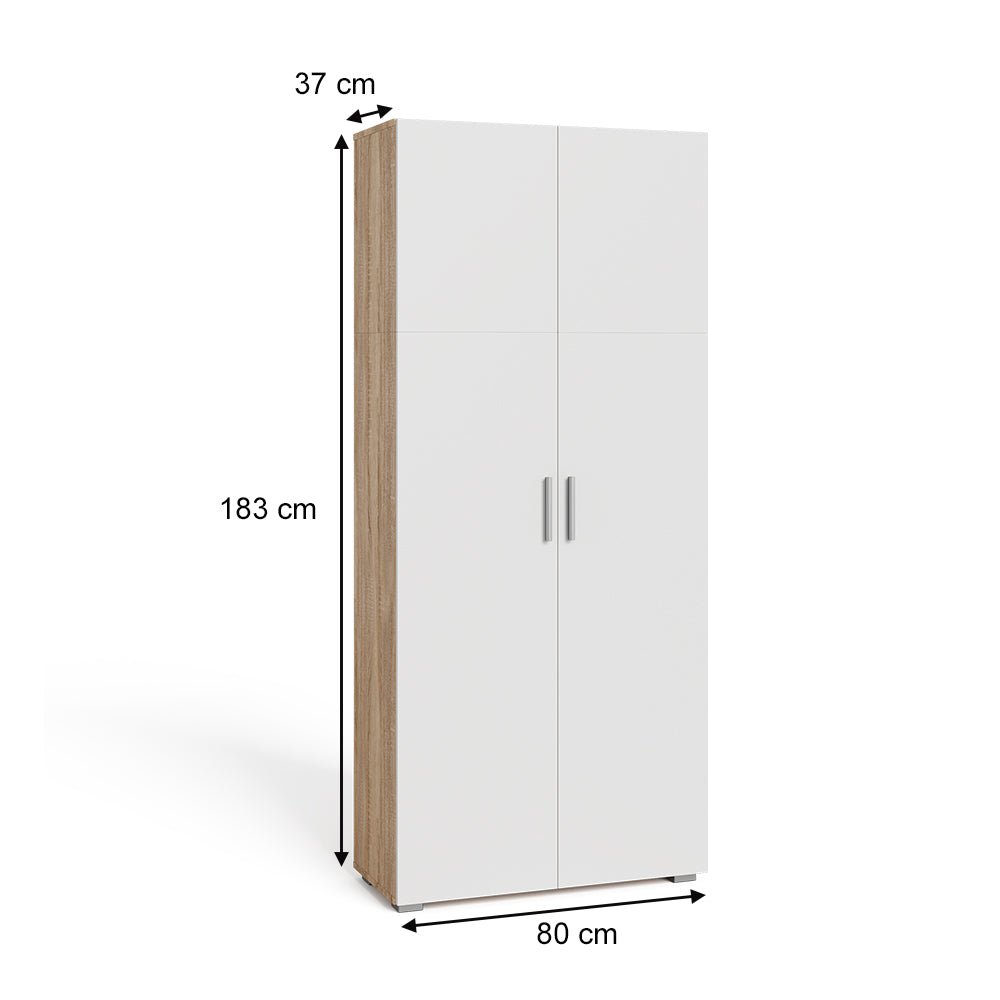Vicco Scaffale per file Sonoma 80 x 182.4 cm