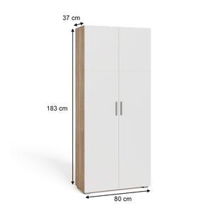Vicco Scaffale per file Sonoma 80 x 182.4 cm