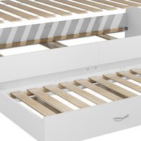 Vitalispa Letto per bambini Bianco 90x200 cm con rete a doghe, senza materasso