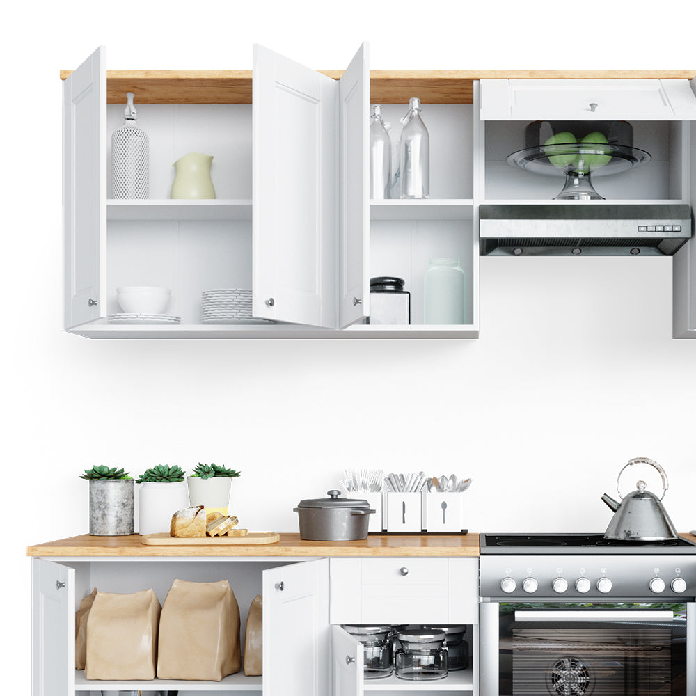 Vicco Mobile da cucina Bianco 240 cm , PL Goldkraft