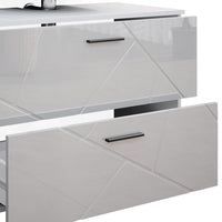 Vicco Set mobili bagno Bianco lucido 4 parti