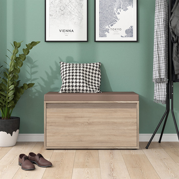 Vicco Panca scarpiera da ingresso Sonoma 80 x 45 cm