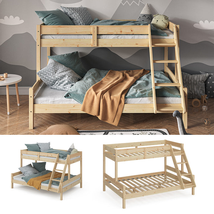 Vitalispa Letto a castello Legno naturale 140x200 / 90x200 cm