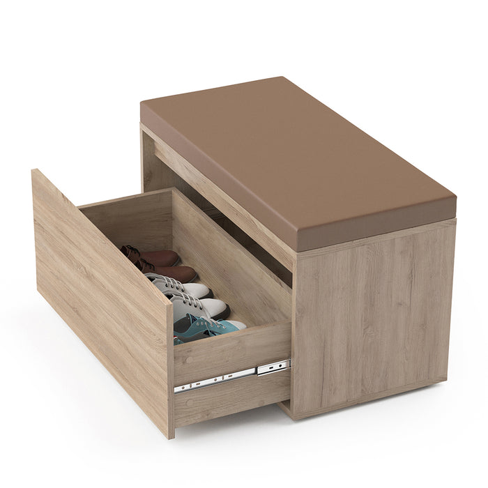 Vicco Panca scarpiera da ingresso Sonoma 80 x 45 cm