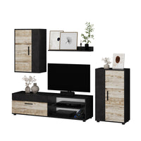 Vicco Parete attrezzata soggiorno Beige Set di 4