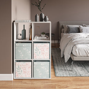 Vicco Scatola pieghevole Turchese 30 x 30 cm Set di 2