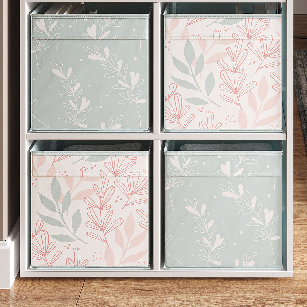 Vicco Scatola pieghevole Turchese 30 x 30 cm Set di 2