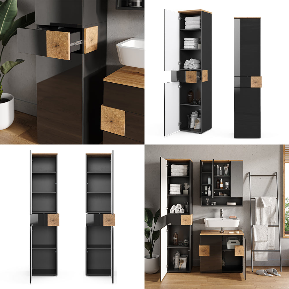 Vicco Mobile bagno alto Antracite 40 x 184.2 cm