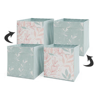 Vicco Scatola pieghevole Turchese 30 x 30 cm Set di 2