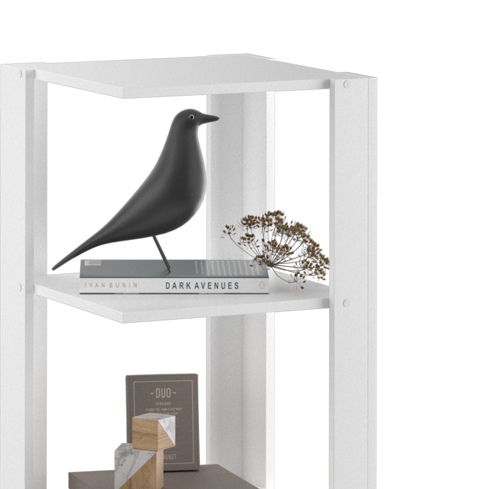 Vicco Scaffale angolare Bianco 45 x 180 cm