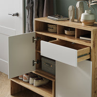 Vicco Mobile porta scarpe Marrone 124.5 x 102 cm