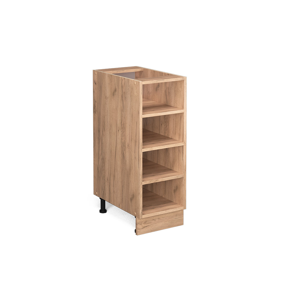 Vicco Scaffale da cucina Quercia dorata 30 cm senza piano di lavoro