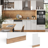 Vicco Pannello frontale Bianco lucido 45 cm senza piano di lavoro