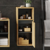 Vicco Mobiletto bagno Rovere artigianale 33 x 80 cm