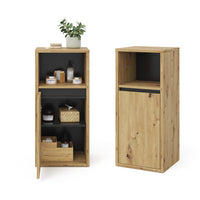 Vicco Mobiletto bagno Rovere artigianale 33 x 80 cm