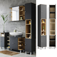 Vicco Mobile bagno alto Antracite 30 x 190 cm