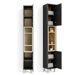 Vicco Mobile bagno alto Antracite 30 x 190 cm