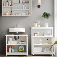 Vicco Set di mobili da bagno Bianco 3 parti, opzione 6