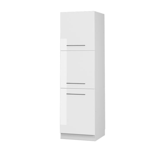 Vicco Mobile per forno da incasso Bianco lucido 60 cm