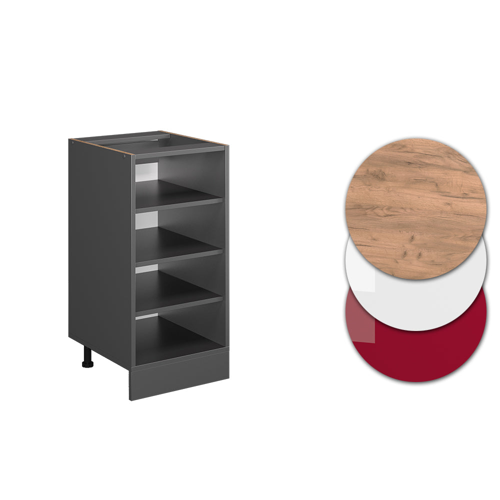 Vicco Scaffale da cucina Antracite 40 cm senza piano di lavoro