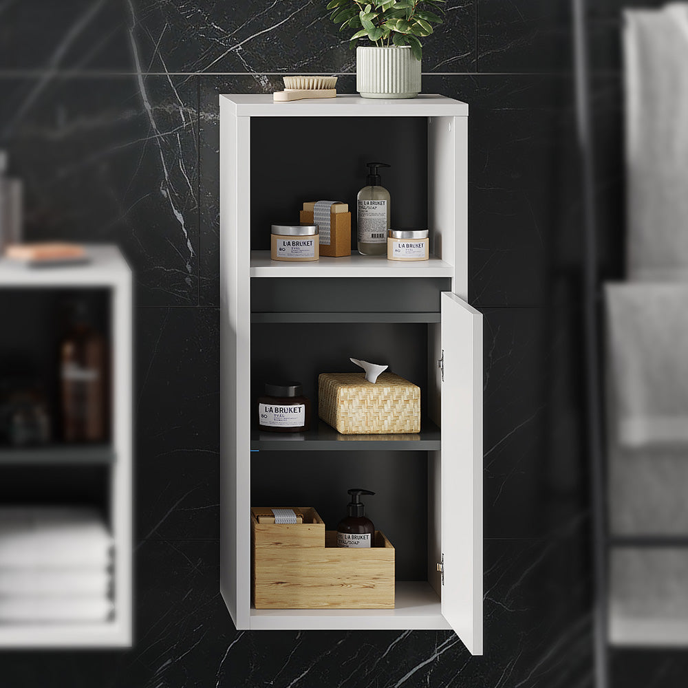 Vicco Mobiletto bagno Bianco 33 x 80 cm