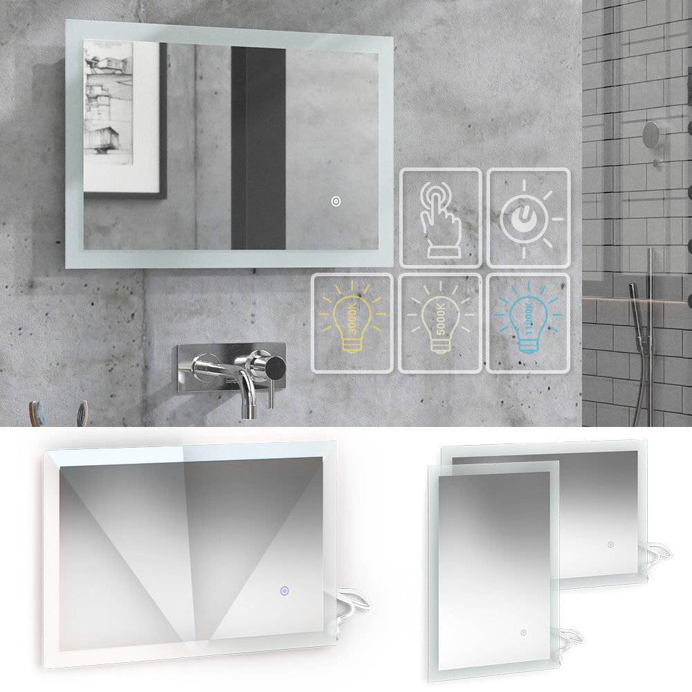 Vicco Specchio bagno Bianco 60 x 40 cm
