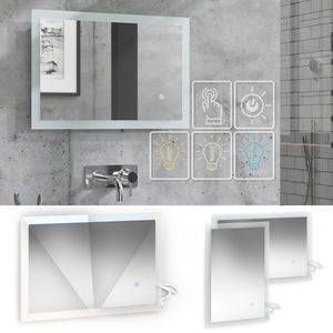 Vicco Specchio bagno Bianco 60 x 40 cm