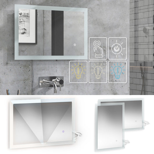 Vicco Specchio bagno Bianco 60 x 40 cm