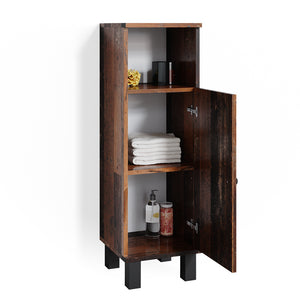 Vicco Mobiletto bagno Rovere rustico 30 x 95 cm