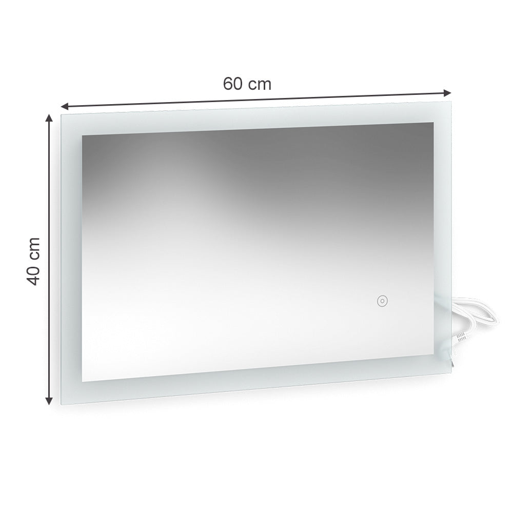 Vicco Specchio bagno Bianco 60 x 40 cm