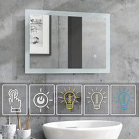 Vicco Specchio bagno Bianco 60 x 40 cm