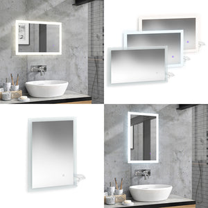 Vicco Specchio bagno Bianco 60 x 40 cm