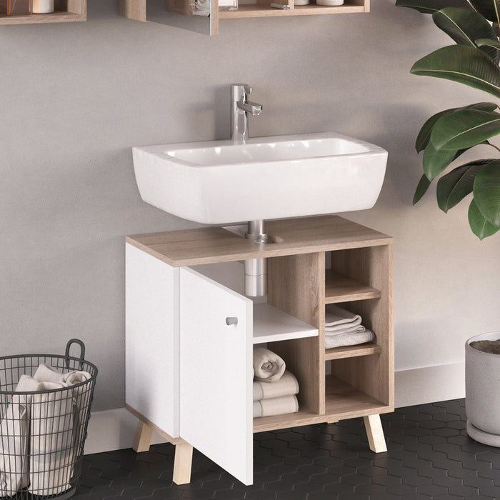 Vicco Mobile sottolavabo per bagno Bianco 60 x 54 cm