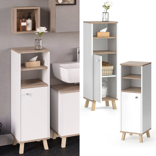 Vicco Mobiletto bagno Bianco 30 x 95 cm