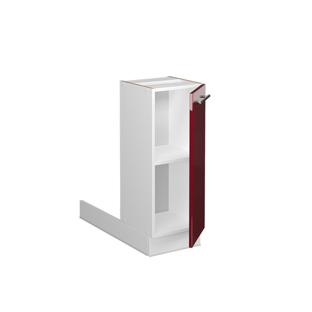 Vicco Isola cucina Rosso bordeaux lucido 30 cm senza piano di lavoro