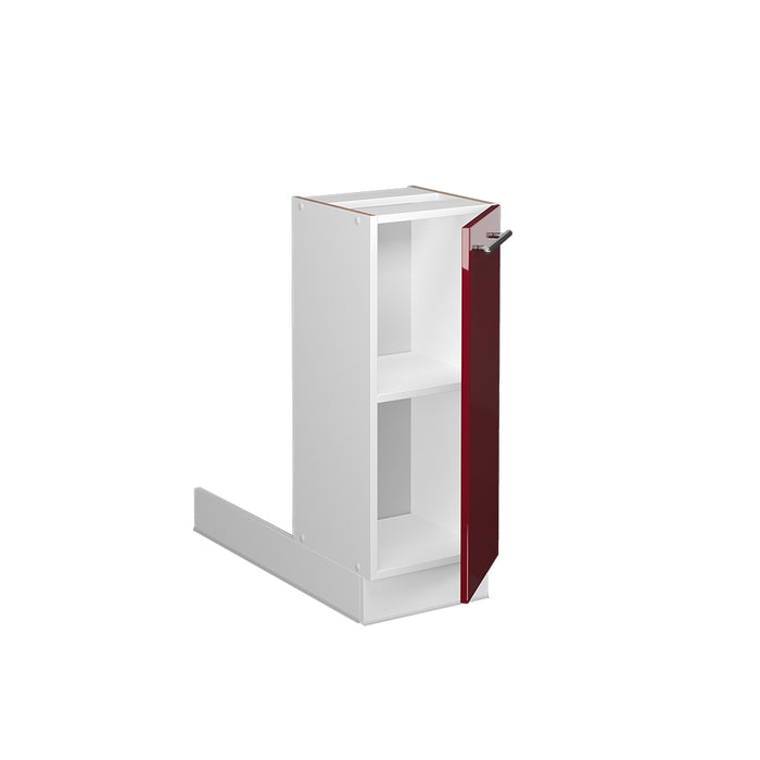 Vicco Isola cucina Rosso bordeaux lucido 30 cm senza piano di lavoro
