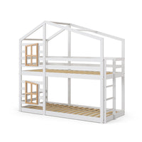 Vitalispa Letto a castello Bianco 90x200 cm